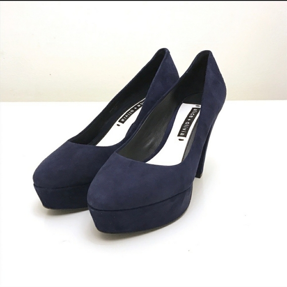 alice+olivia Suede Platform Pumps - Picture 3 of 8